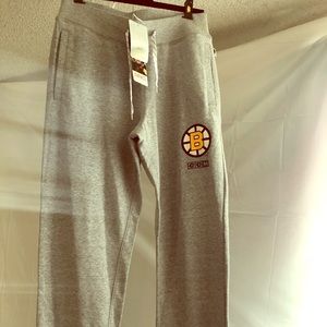 Boston Bruins sweat pants